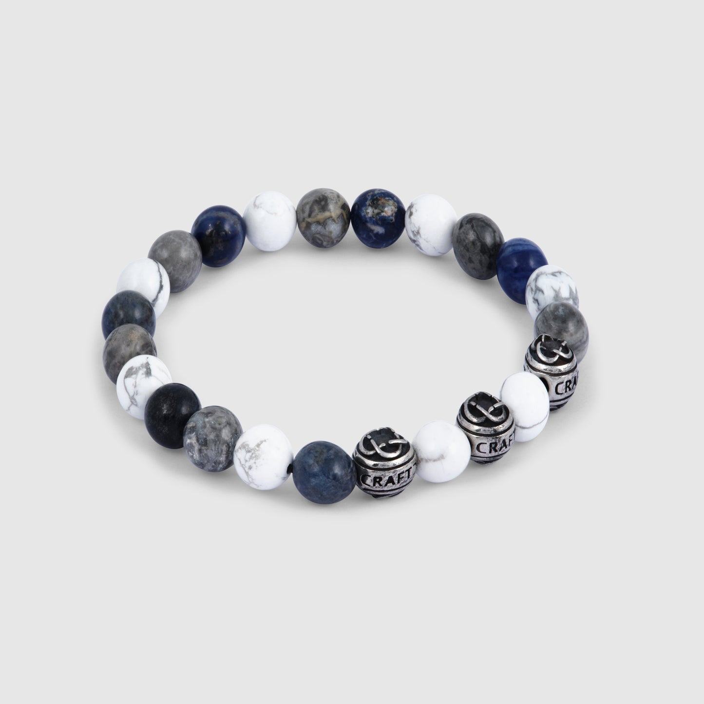 Bracciale con Perline (Argento)