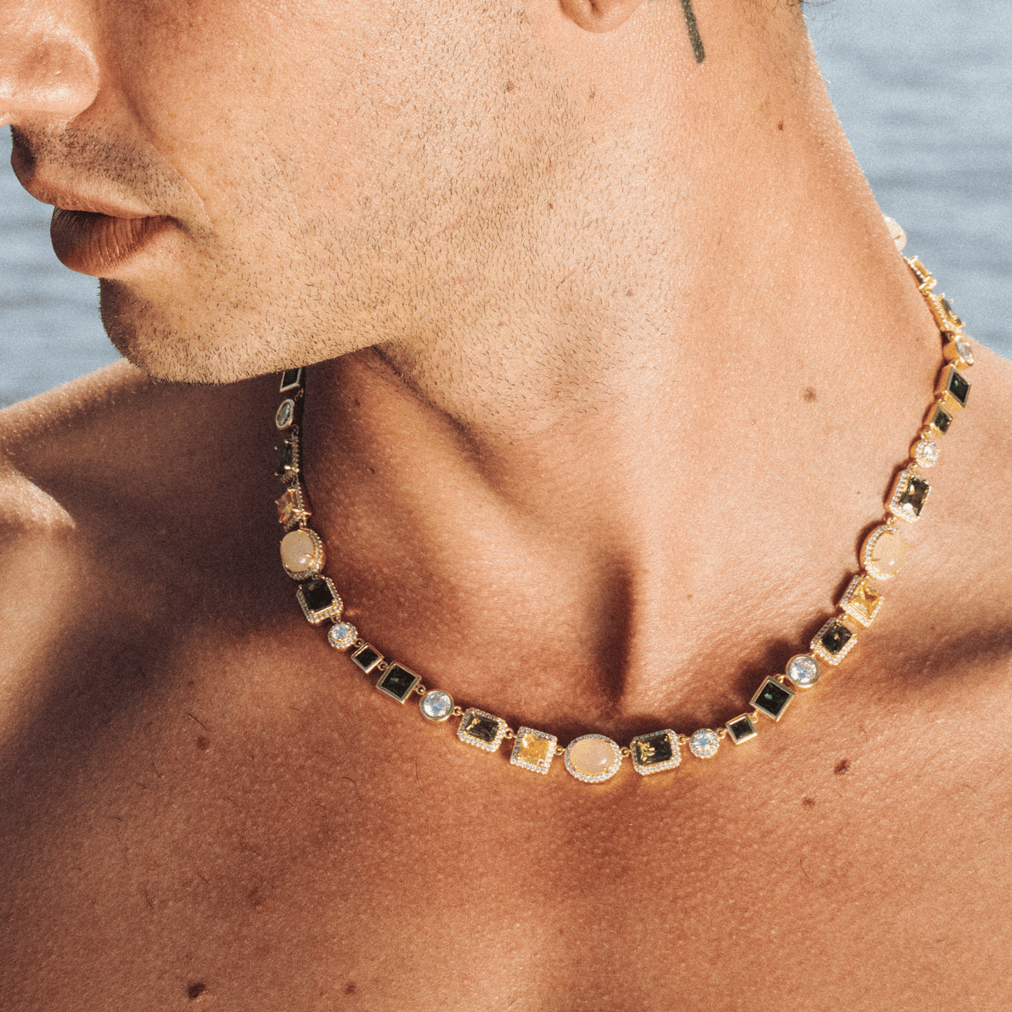 Collana in Gemma di Smeraldo (Oro)
