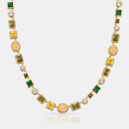 Collana in Gemma di Smeraldo (Oro)