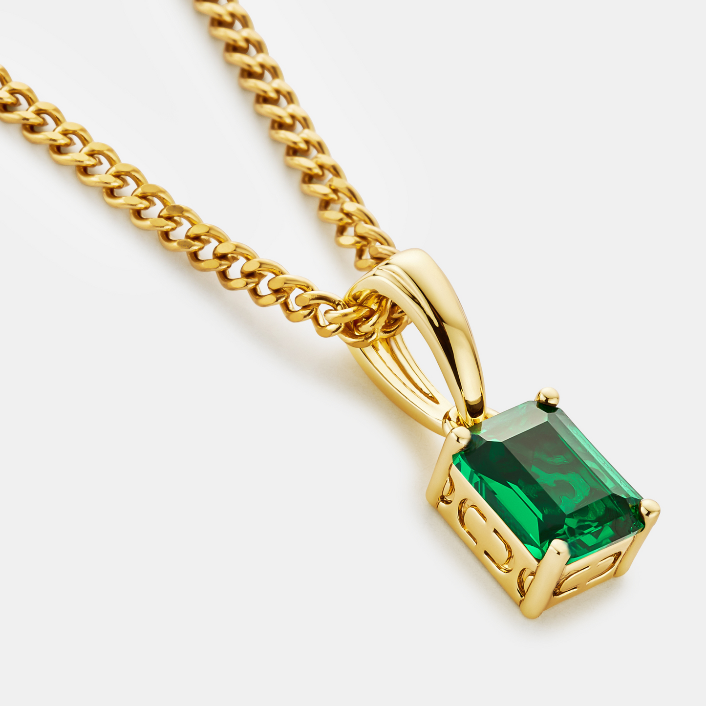 Pendente in Pietra di Smeraldo (Oro)