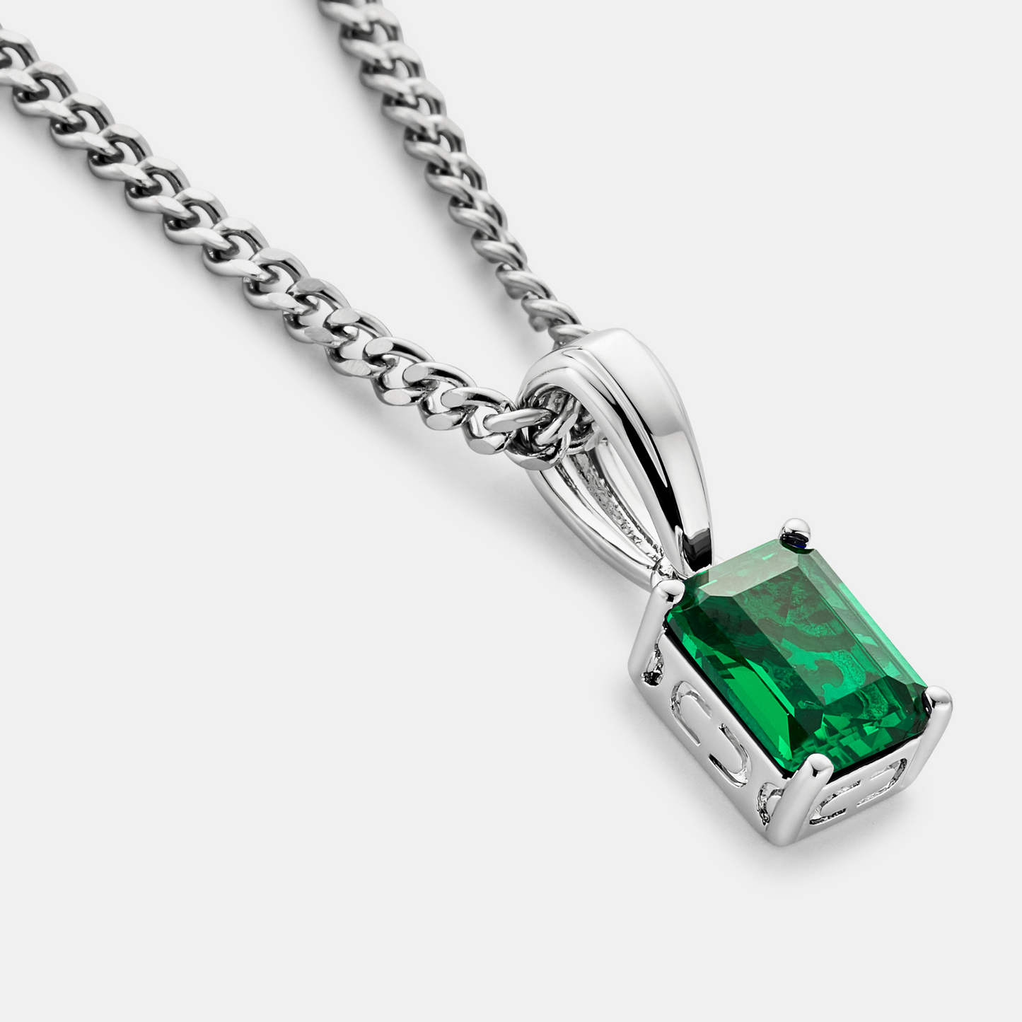 Pendente in Pietra di Smeraldo (Argento)