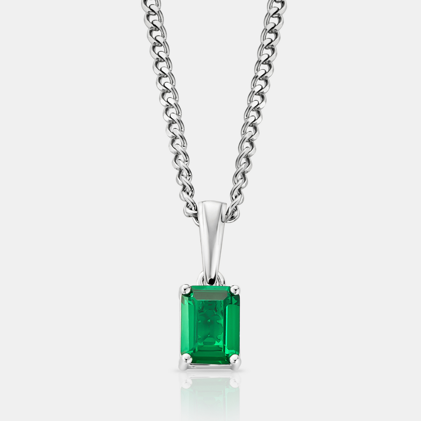 Pendente in Pietra di Smeraldo (Argento)
