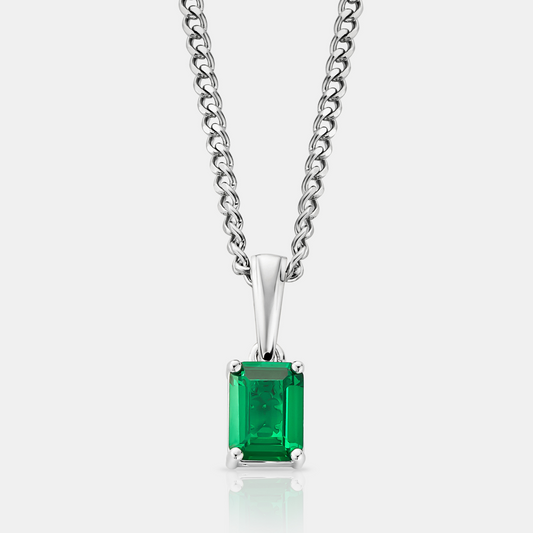 Pendente in Pietra di Smeraldo (Argento)