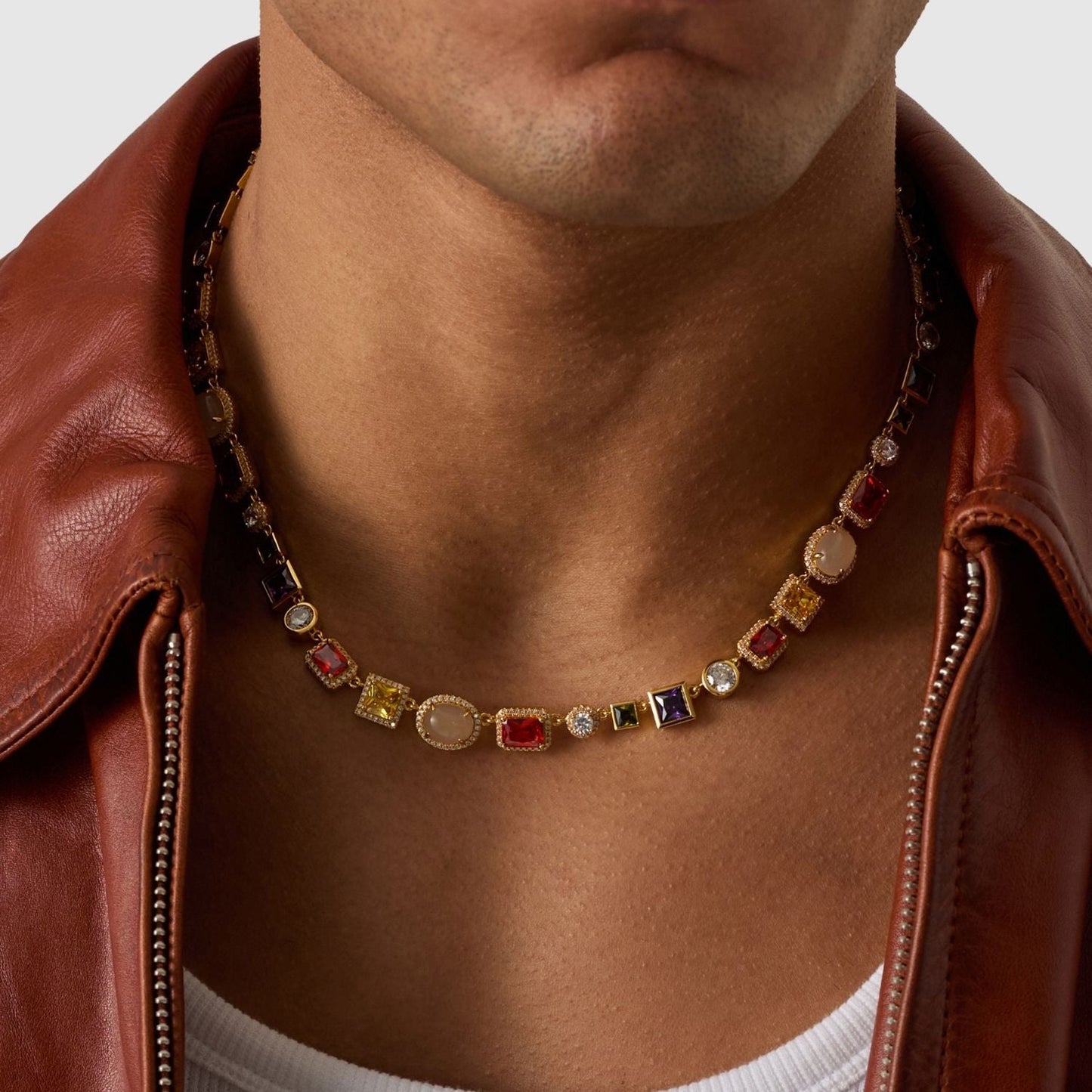 Collana di Pietre Preziose (Oro)