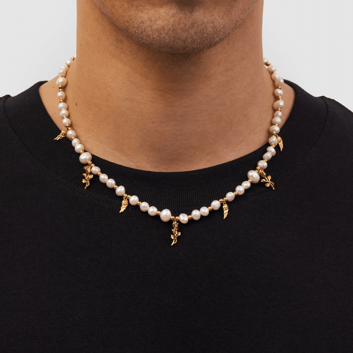 Collana con Pendente in Vera Perla (Oro)