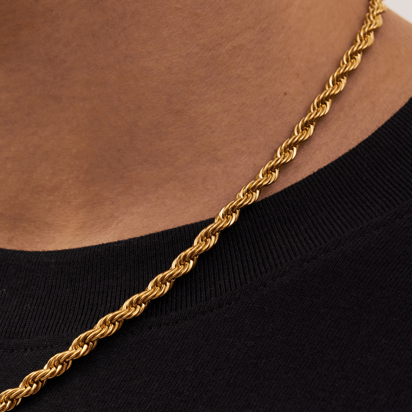 Collana a corda (Oro) 5mm