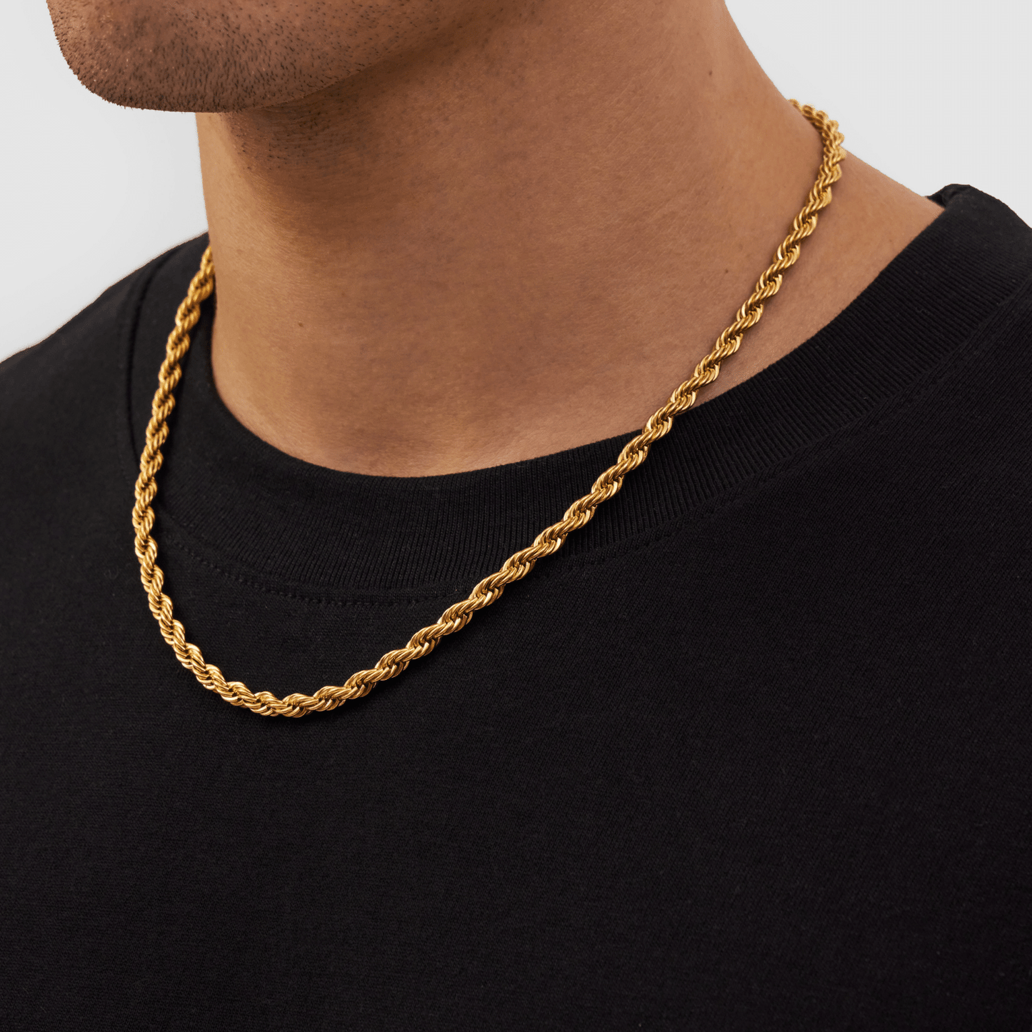 Collana a corda (Oro) 5mm