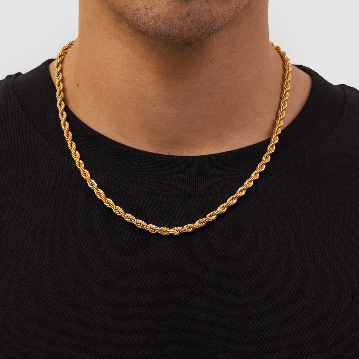 Collana a corda (Oro) 5mm