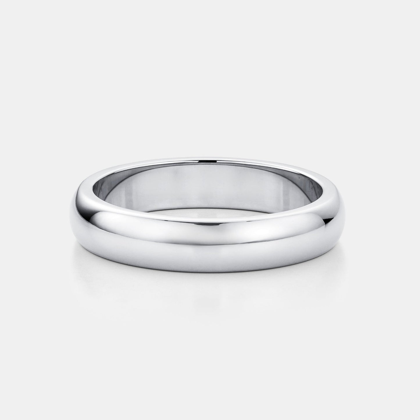 Anello a Fascia Rotonda (Argento) 5mm