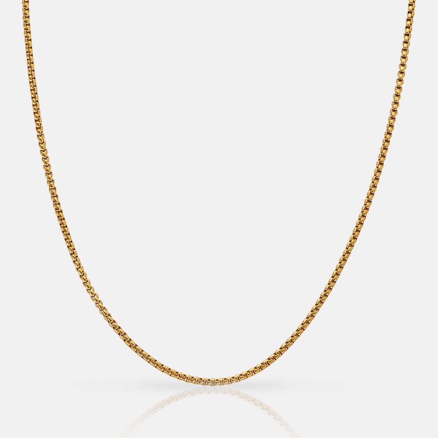 Collana a Catena Rotonda (Oro) 2mm