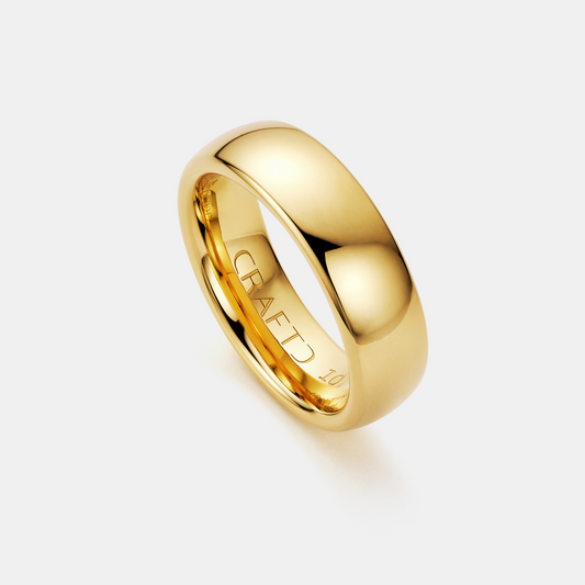 Anello Ronde (Oro) 7mm | Oro Vermeil 18ct