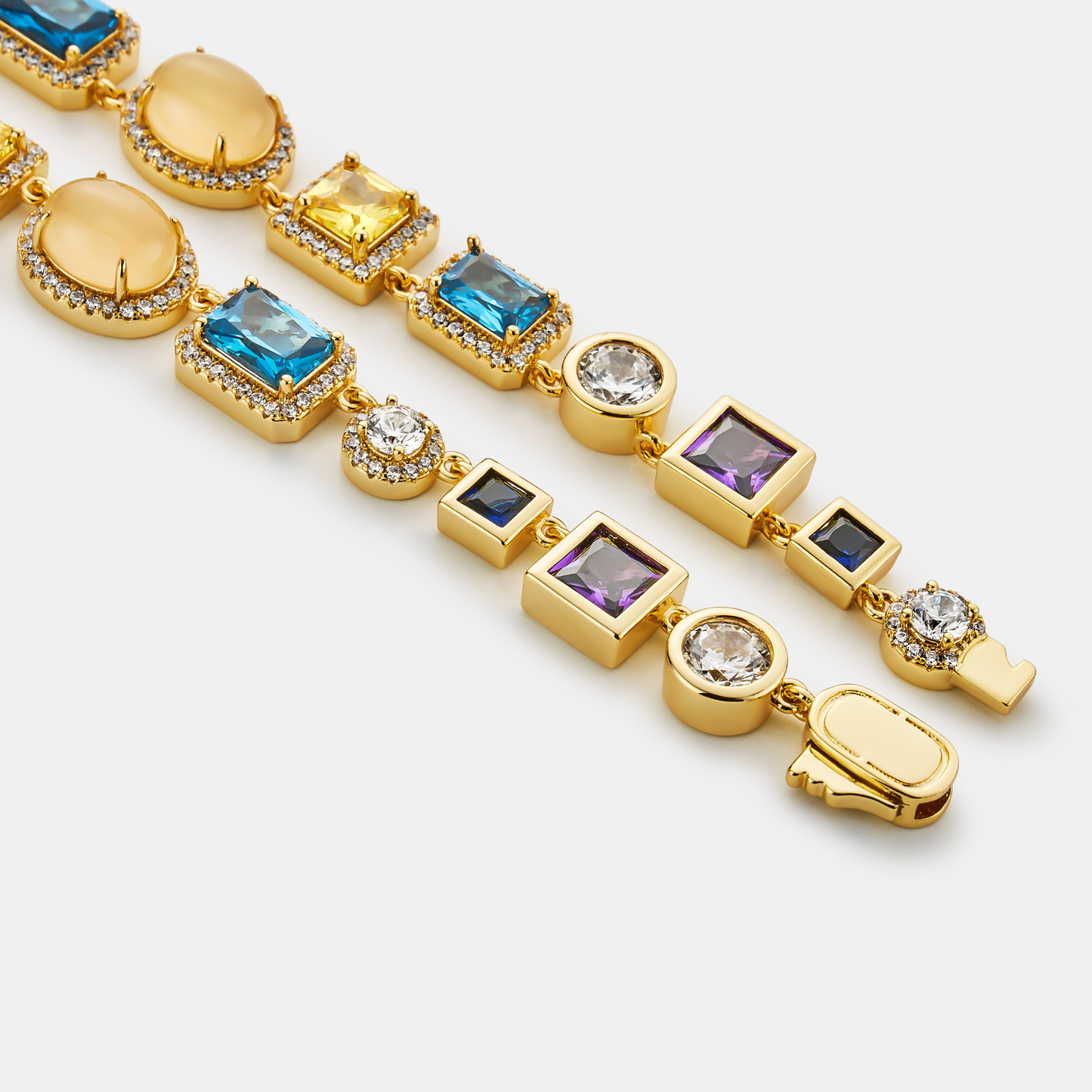 Collana in Gemme di Zaffiro (Oro)