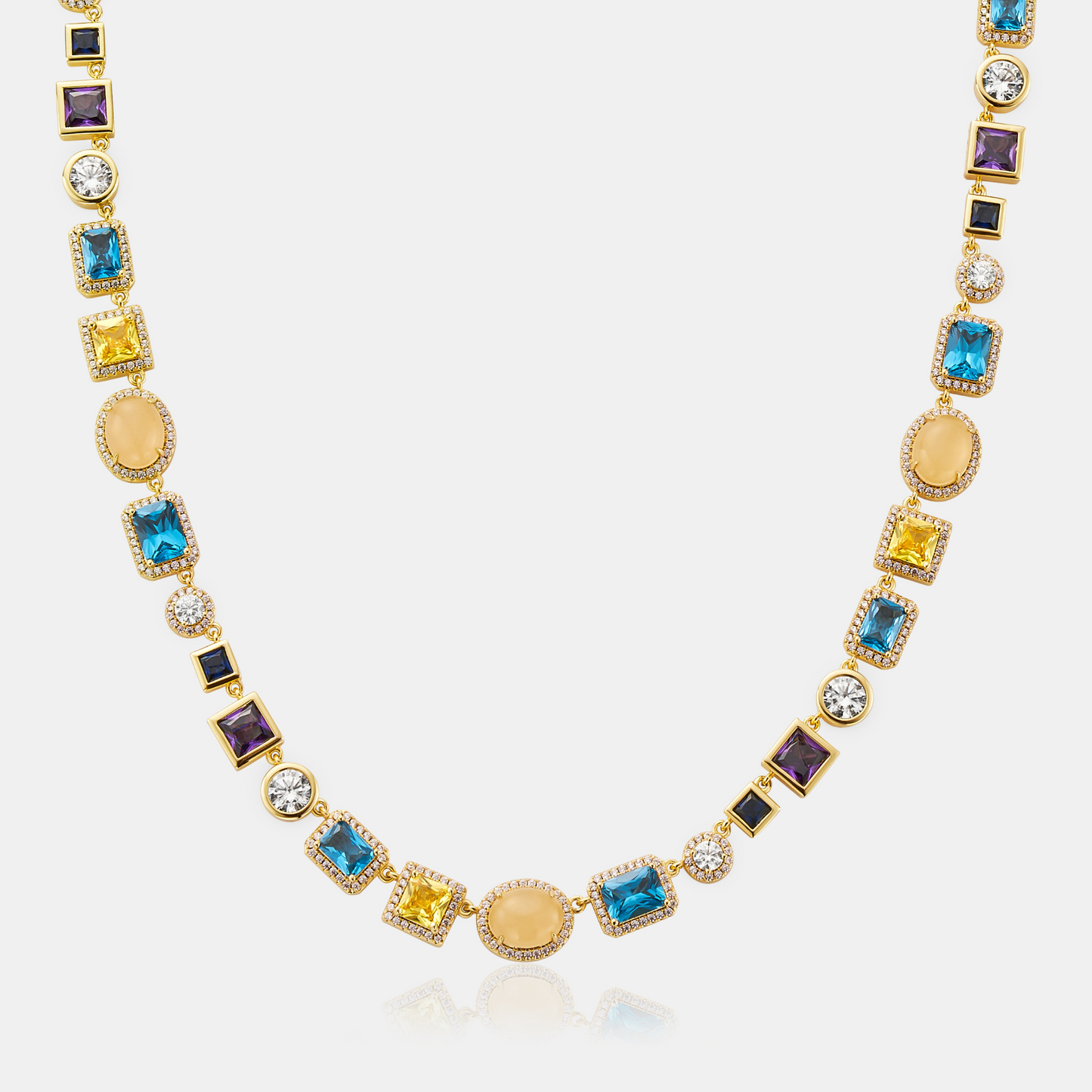 Collana in Gemme di Zaffiro (Oro)
