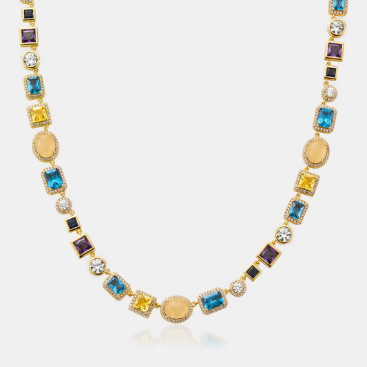 Collana in Gemme di Zaffiro (Oro)