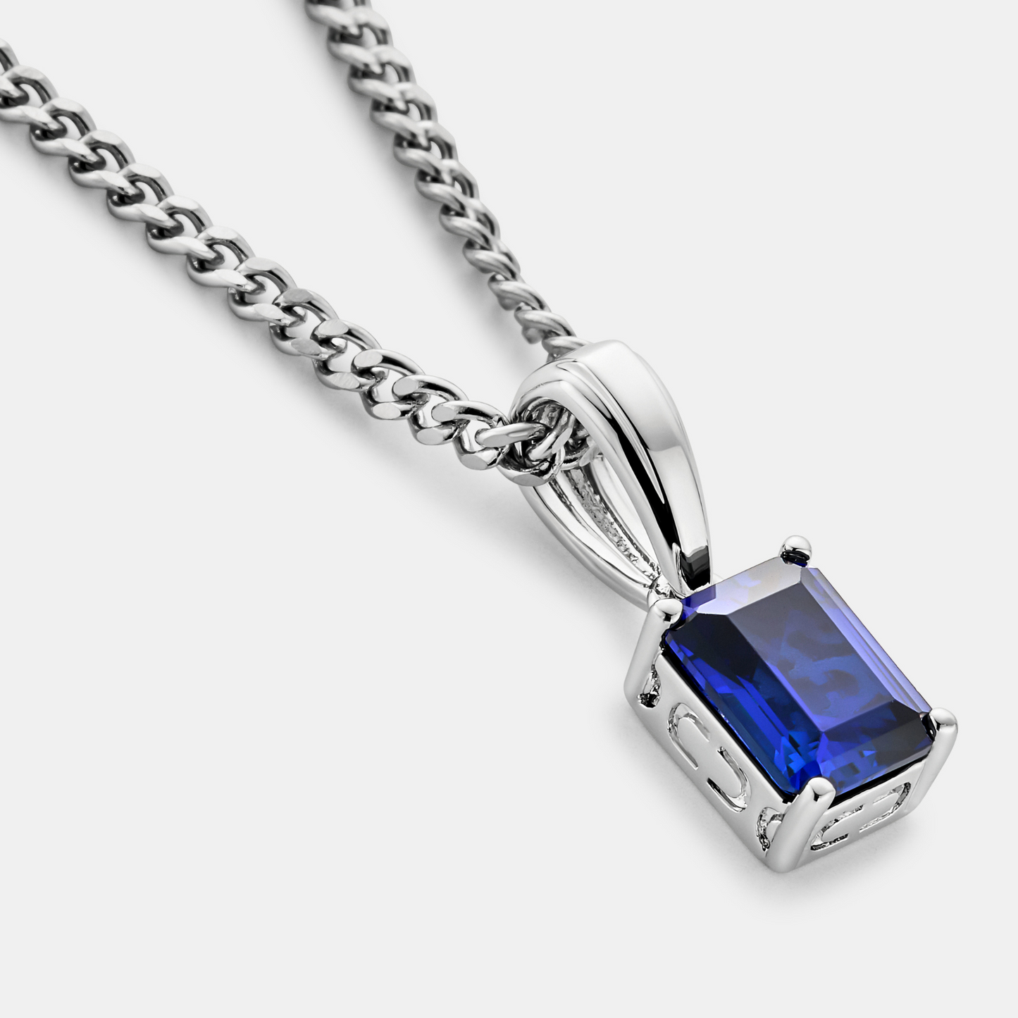 Pendente in Pietra Zaffiro (Argento)