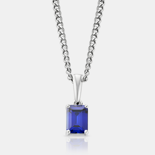 Pendente in Pietra Zaffiro (Argento)