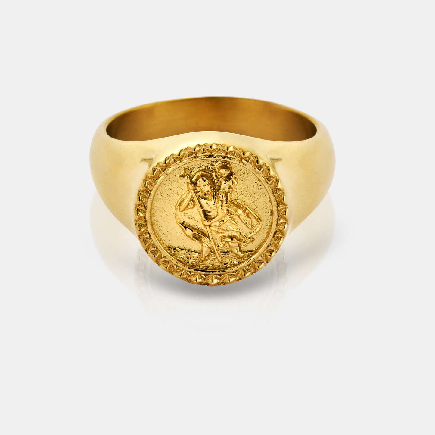 Anello Sigillo di San Cristoforo (Oro)