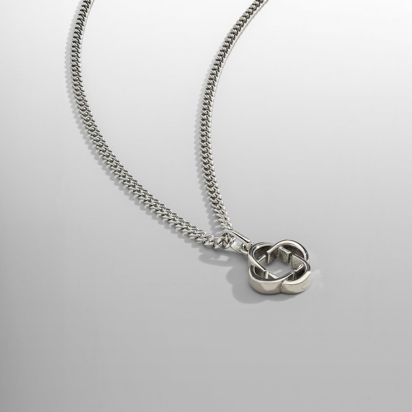 Ciondolo Logo Clover (Argento)