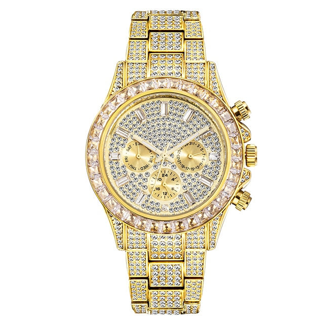 Elite Diamond Chrono Gold