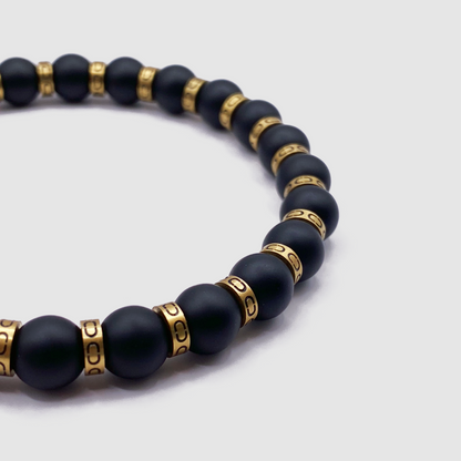 Bracciale a Perline Diviso (Oro)