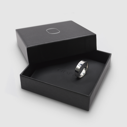 Anello a Fascia Piatta (Argento Sterlingo) 6mm