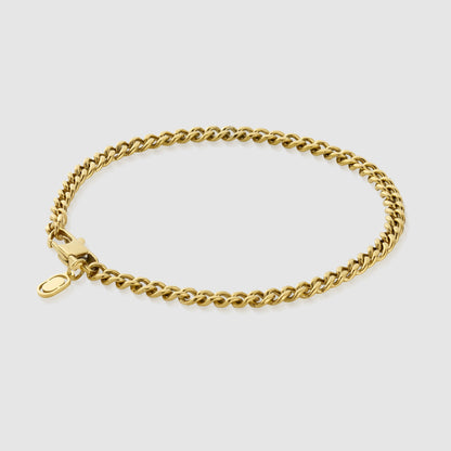 Bracciale Cubano (Oro) 4mm