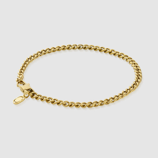 Bracciale Cubano (Oro) 4mm