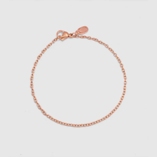 Bracciale a Cavo (Oro Rosa) 2mm