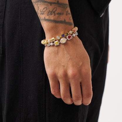 Bracciale in Gemme (Argento)
