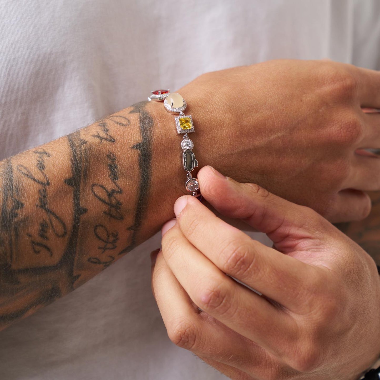 Bracciale in Gemme (Argento)