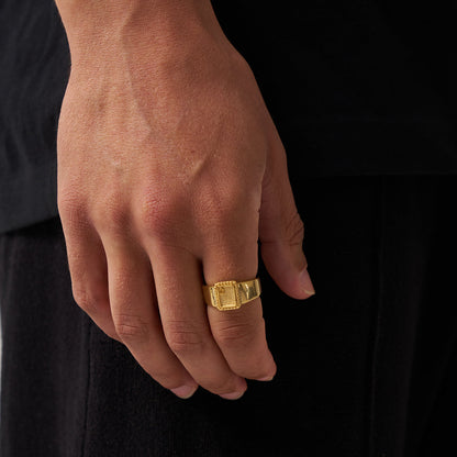Anello Signet Reale (Oro)