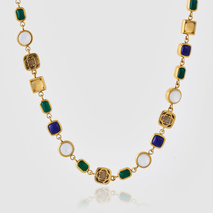 Collana in Pietre Preziose Blu (Oro)