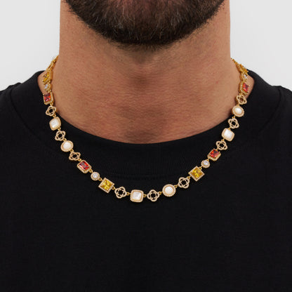 Collana di Gemme Ghiacciate (Oro)