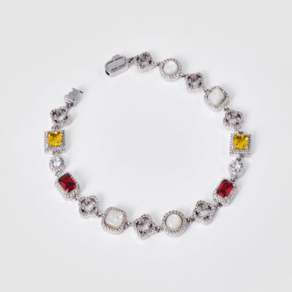 Bracciale Iced Gemstone (Argento)