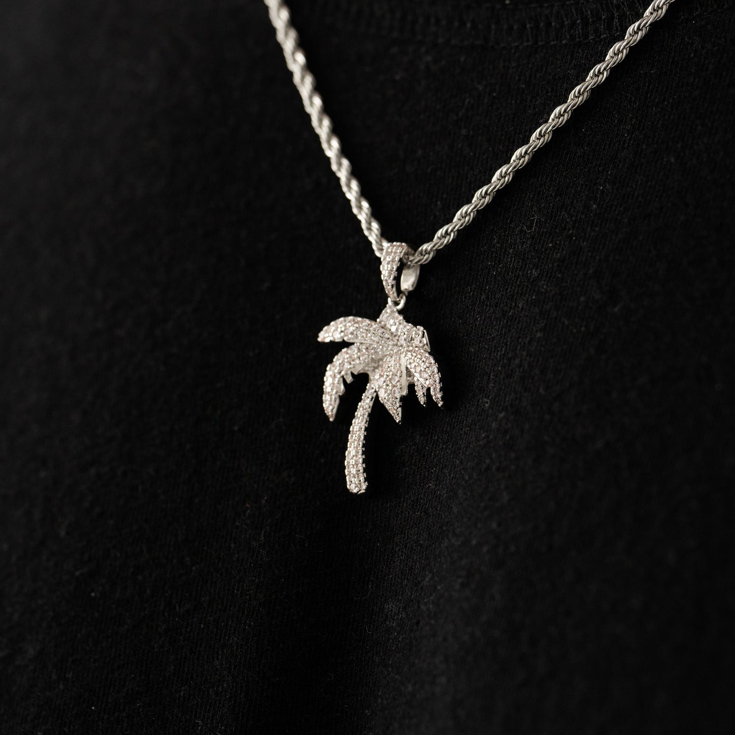 Ciondolo Palma Iced (Argento)