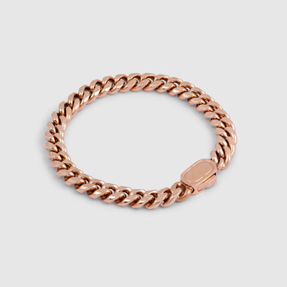 Bracciale Cubano (Oro Rosa) 8mm