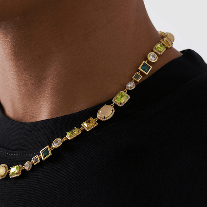 Collana in Gemma di Smeraldo (Oro)