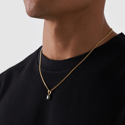 Pendente in Pietra di Smeraldo (Oro)