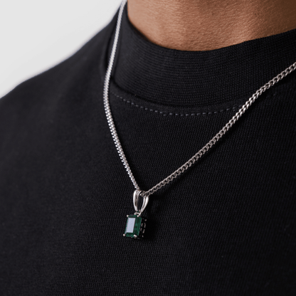 Pendente in Pietra di Smeraldo (Argento)