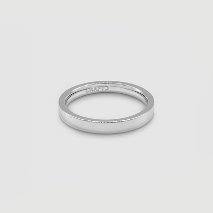 Anello a Fascia Piatta (Argento) 3mm