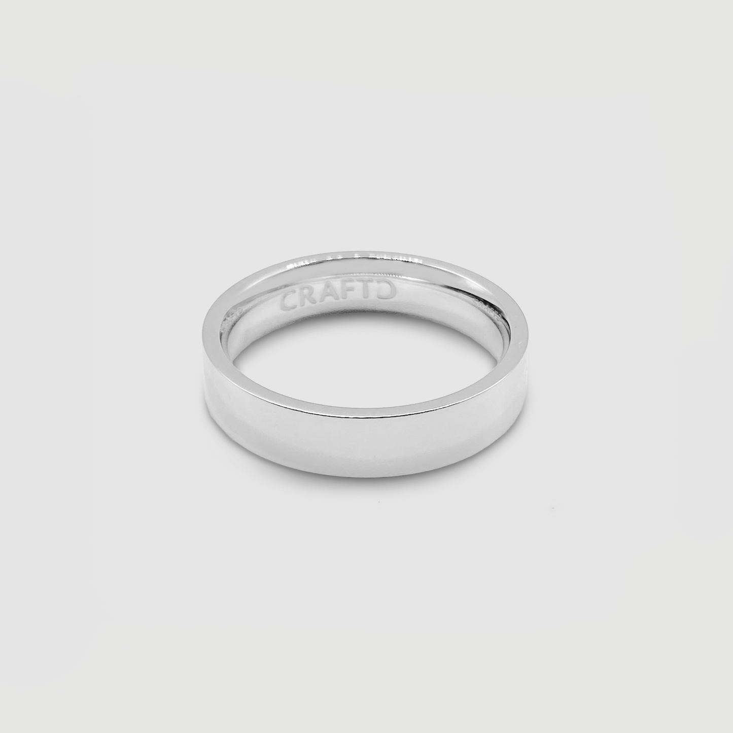 Anello a Fascia Piatta (Argento) 5mm
