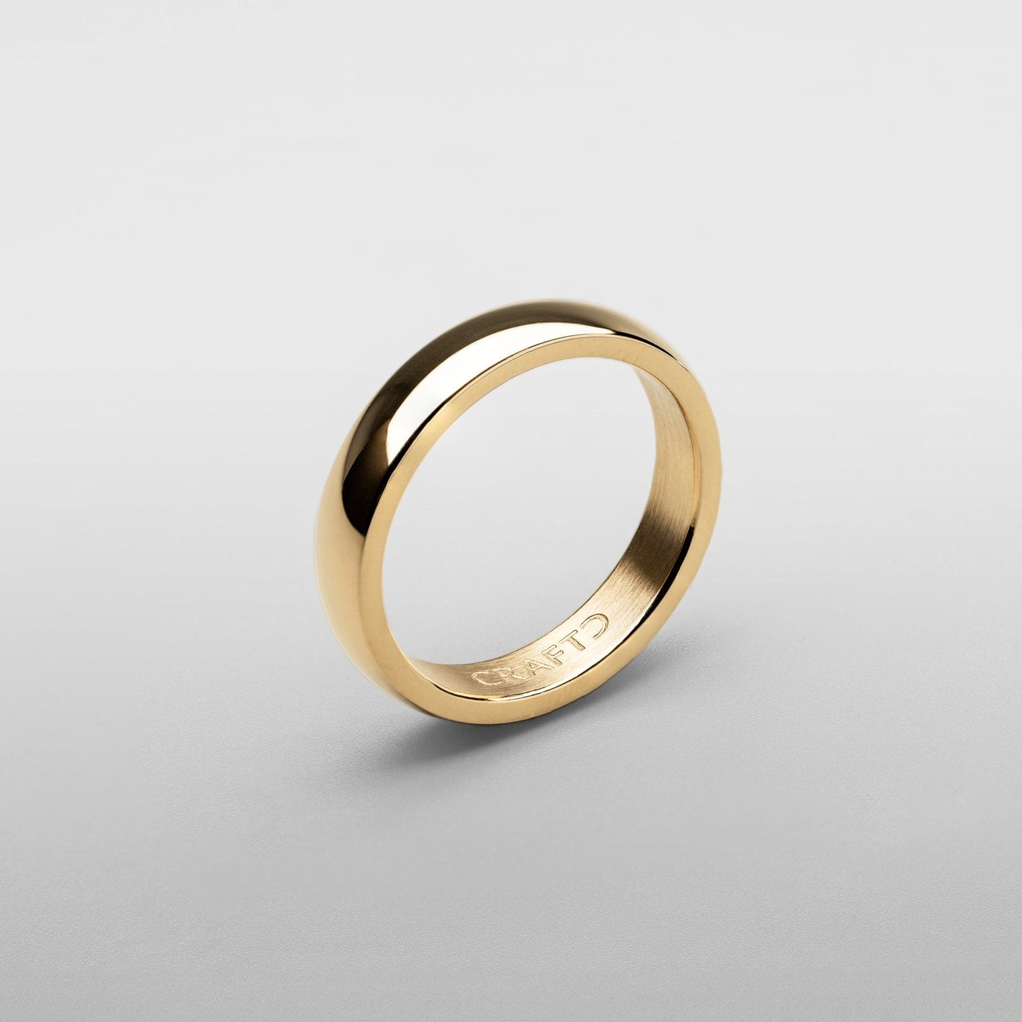 Anello a Fascia Rotonda (Oro) 5mm