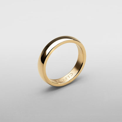 Anello a Fascia Rotonda (Oro) 5mm