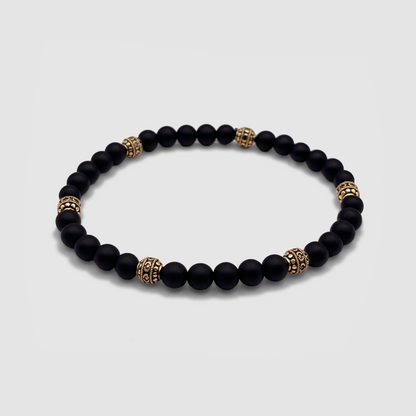 Bracciale in Pietra Onice Opaca (Oro)