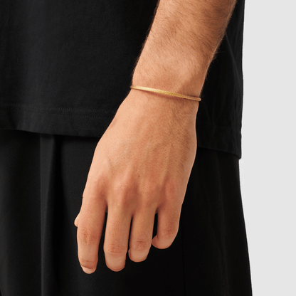 Bracciale Micro Pieghe (Oro)