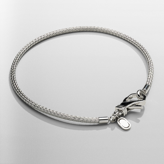 Bracciale Micro Pieghe (Argento)