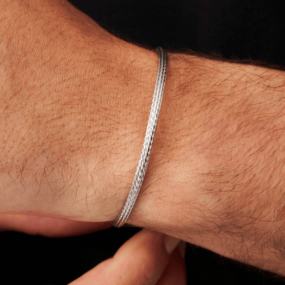 Bracciale Micro Pieghe (Argento)