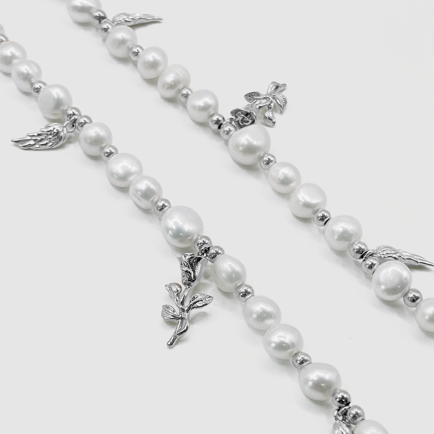 Collana con Pendente di Perla Vera (Argento)