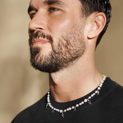 Collana con Pendente di Perla Vera (Argento)