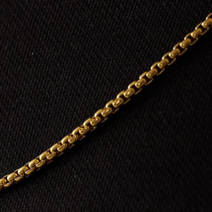 Collana a Catena Rotonda (Oro) 2mm